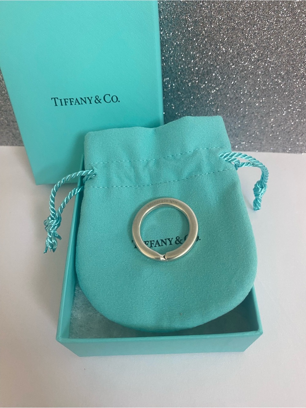 Tiffany & Co. Sterling Silver Key Ring